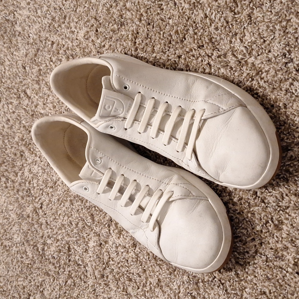 Cole Haan White Canvas Casual Shoes